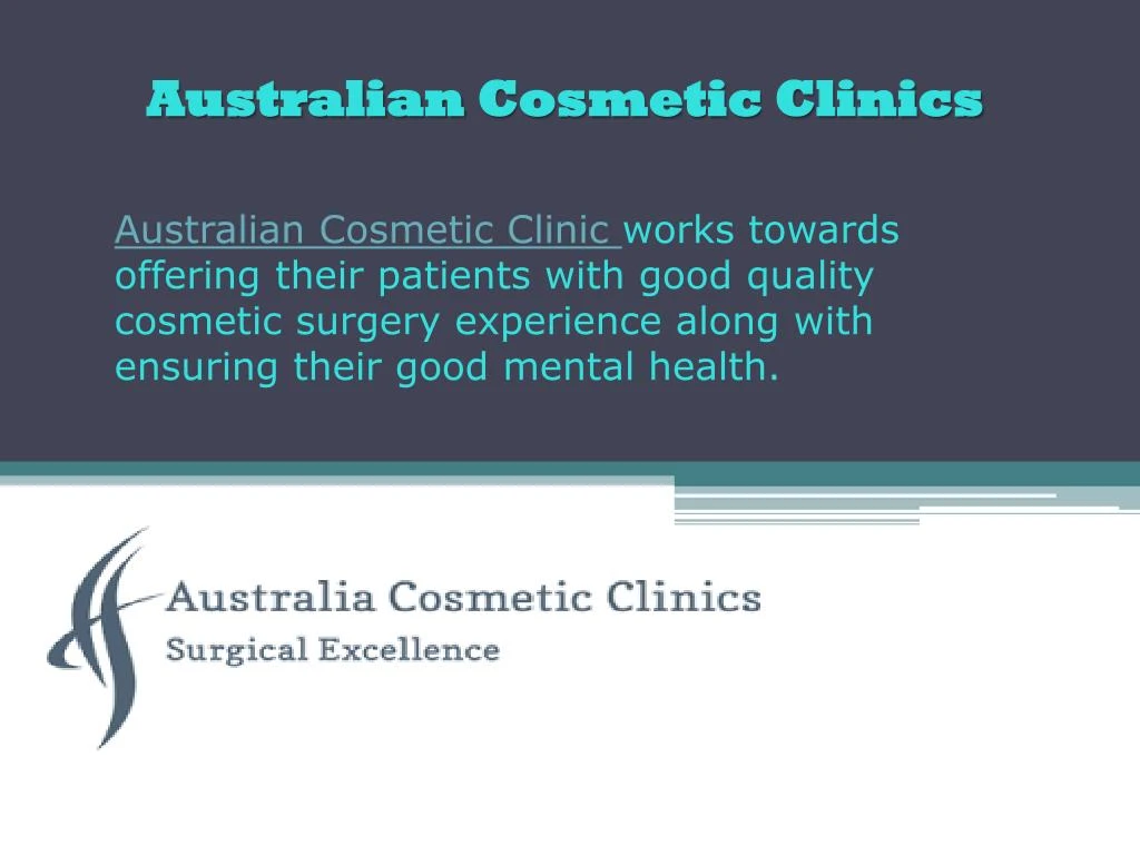australian cosmetic clinics