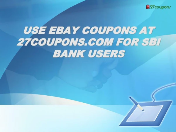 Ebay coupons for SBI users