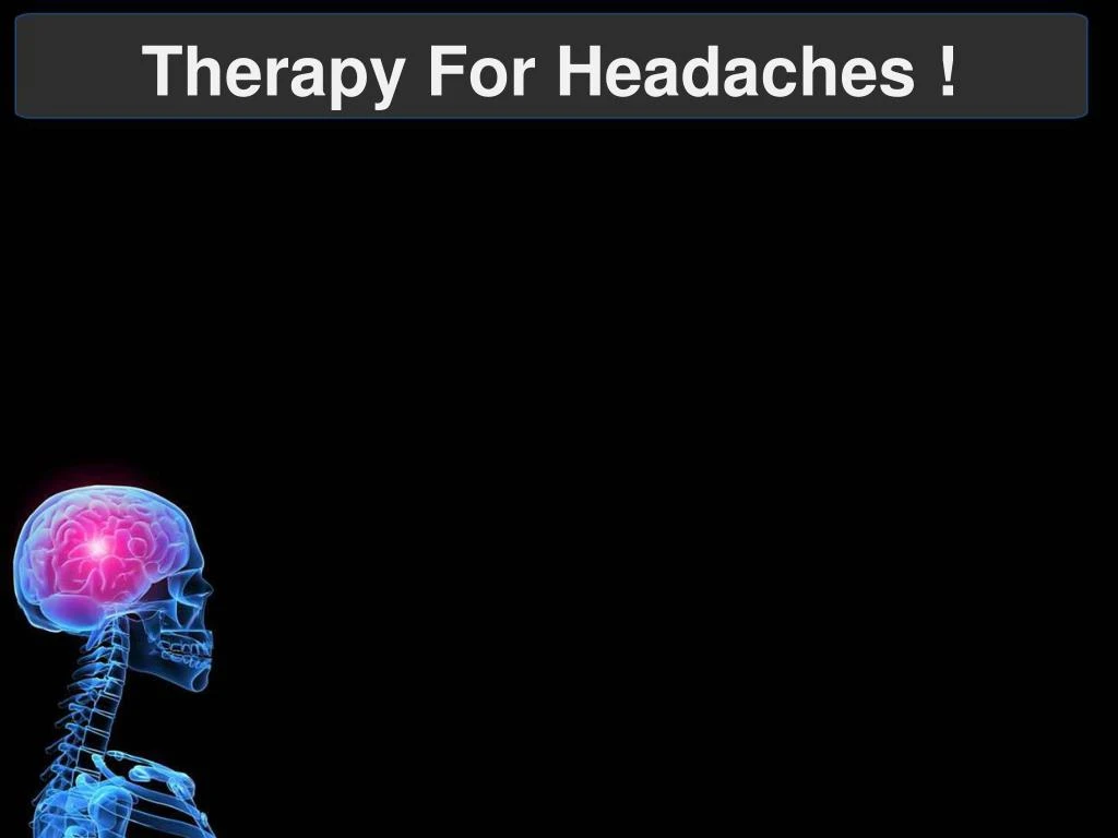 therapy for headaches