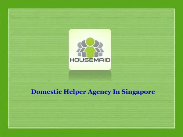 Domestic Helper Agency