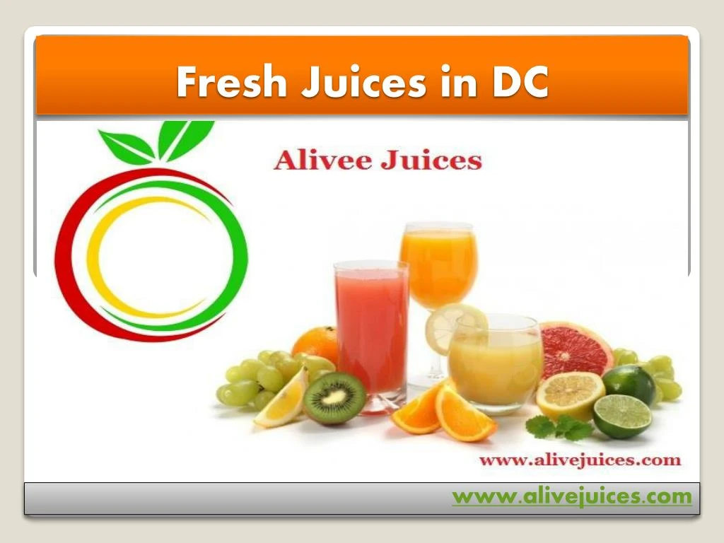 fresh juices in dc