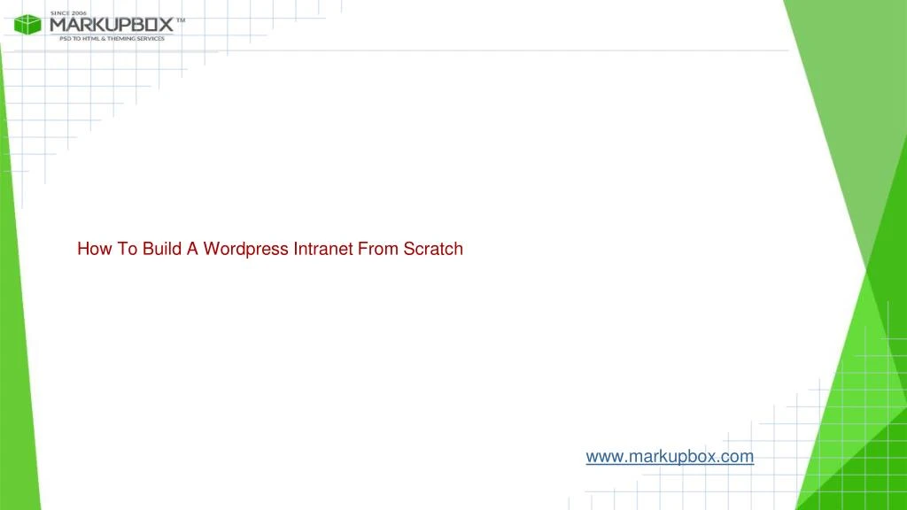 how to build a wordpress intranet from scratch