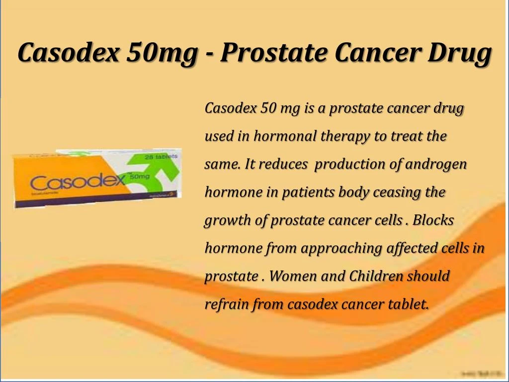 casodex 50mg prostate cancer drug