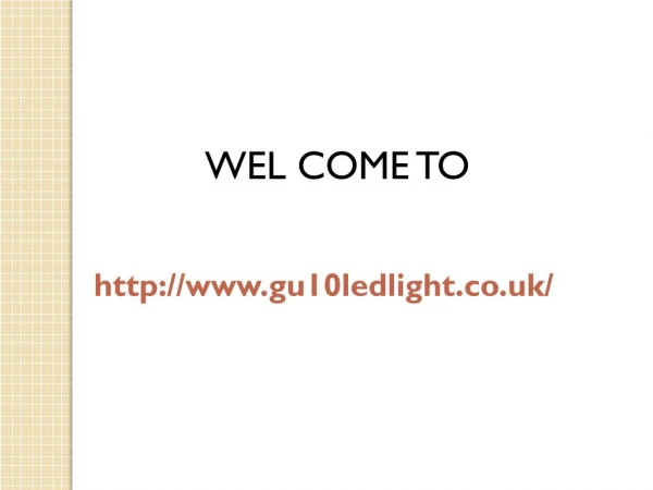 Gu10 Led Light Bulbs - Cost Effective Solutions For Consumers