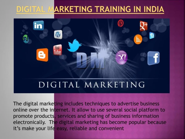 Digital Marketing Training in India