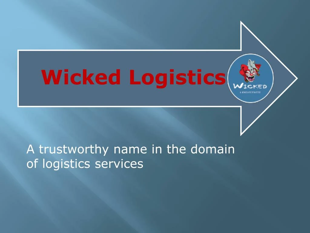 a trustworthy name in the domain of logistics services