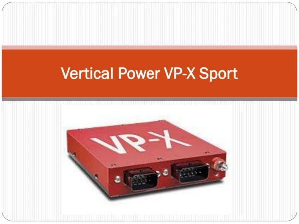 Vertical Power VP-X Sport
