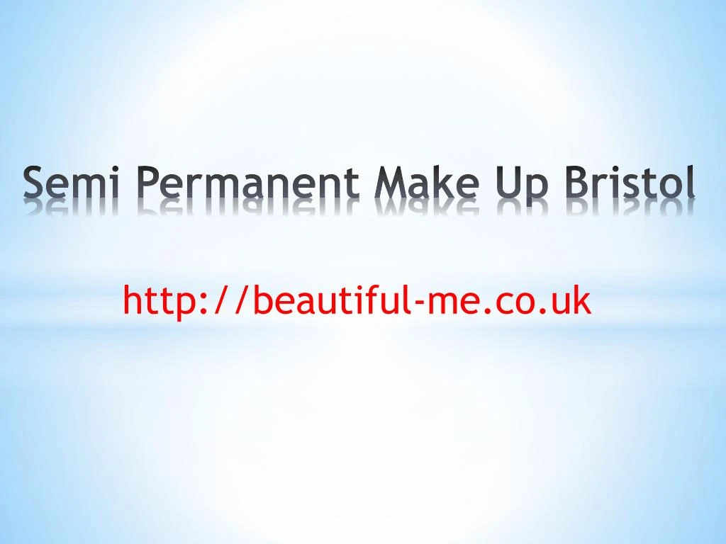 semi permanent make up bristol