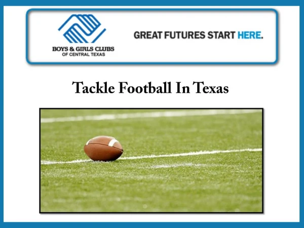Tackle Football in Texas