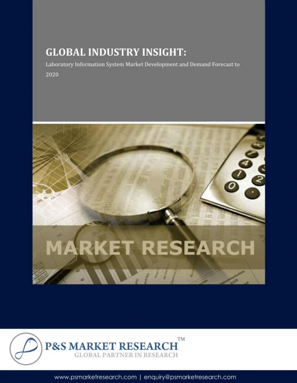 Global Latoratory Information System (LIS) Market 2014 to 2020