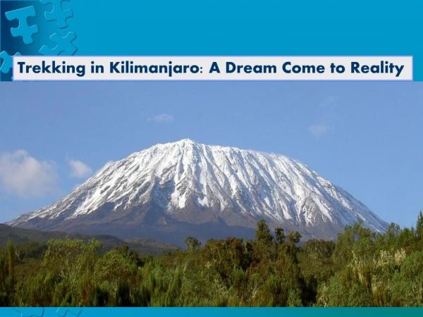 Trekking in Kilimanjaro A Dream Come to Reality