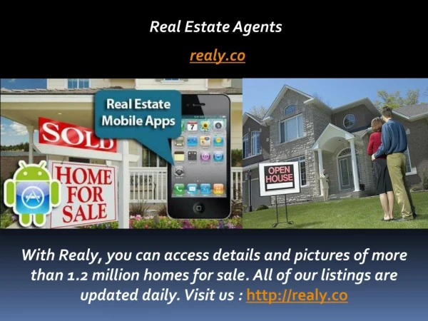 Realy Moblie App Search New Homes