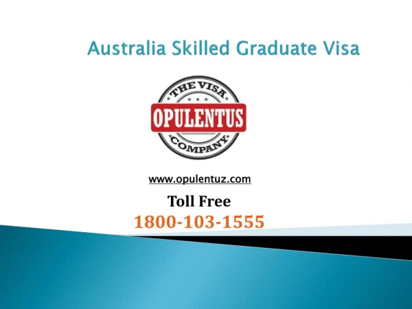Australia Skilled Graduate Visa