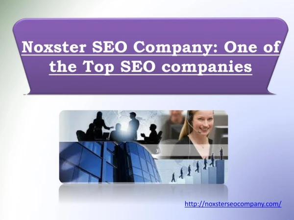 Noxster SEO Company: One of the Top SEO companies