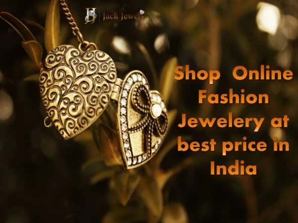Shop Online Fashion Jewelry at best price in India