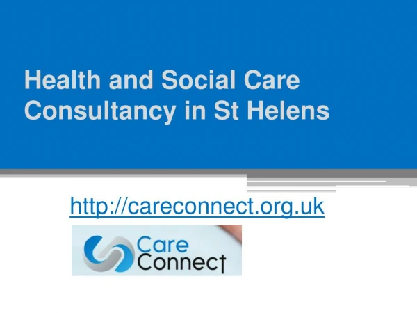 Health and Social Care Training Providers in St Helens - Careconnect.org.uk