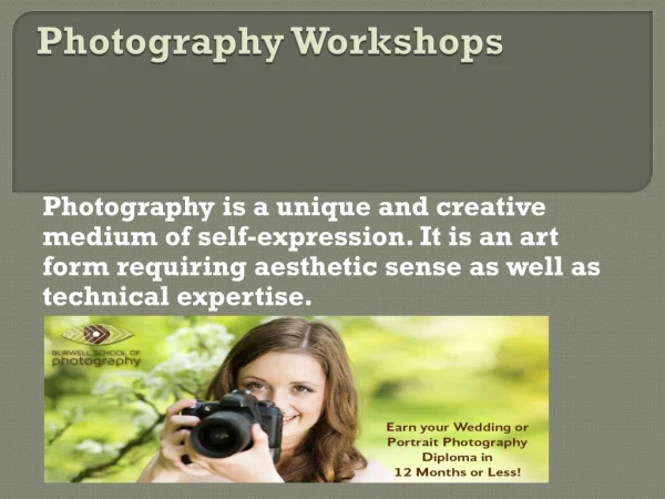 Photography Programs