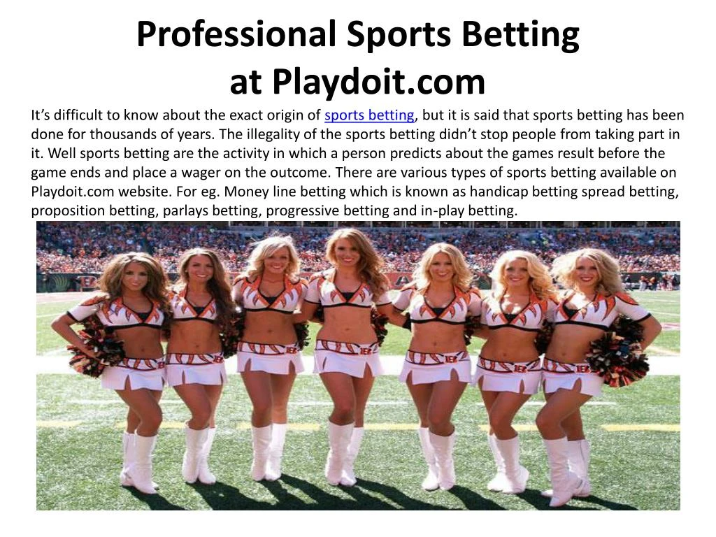 professional sports betting at playdoit com