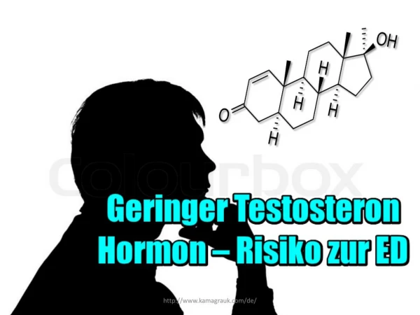 Geringer Testosteron Hormon-Risiko zur ED