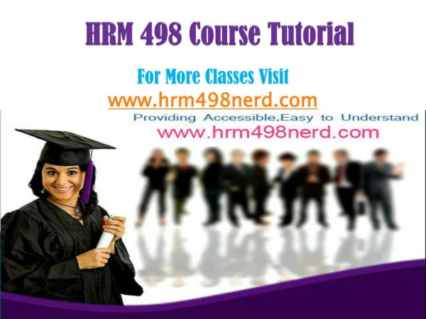 HRM 498 Course/HRM498nerddotcom