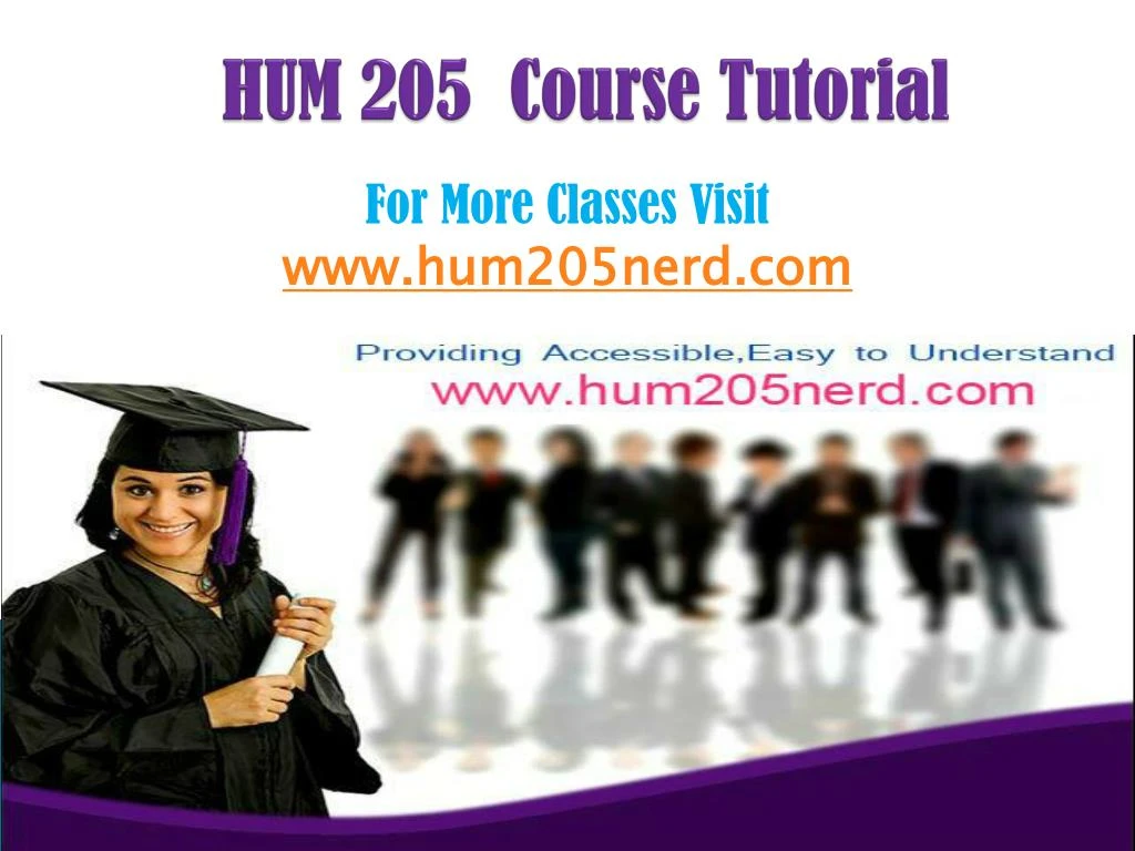 hum 205 course tutorial