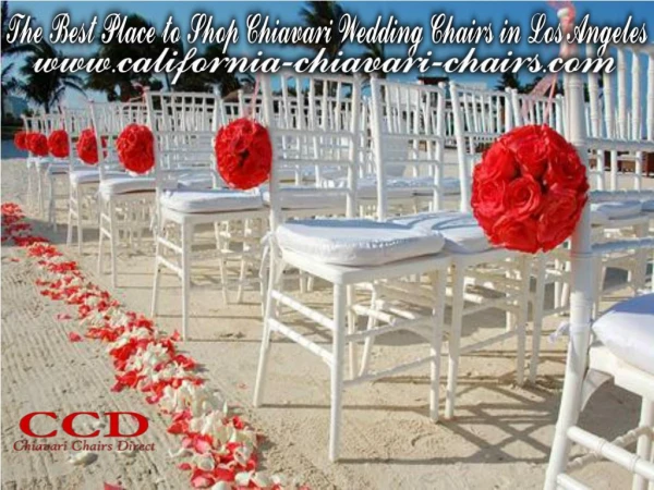 The Best Place to Shop Chiavari Wedding Chairs in Los Angeles