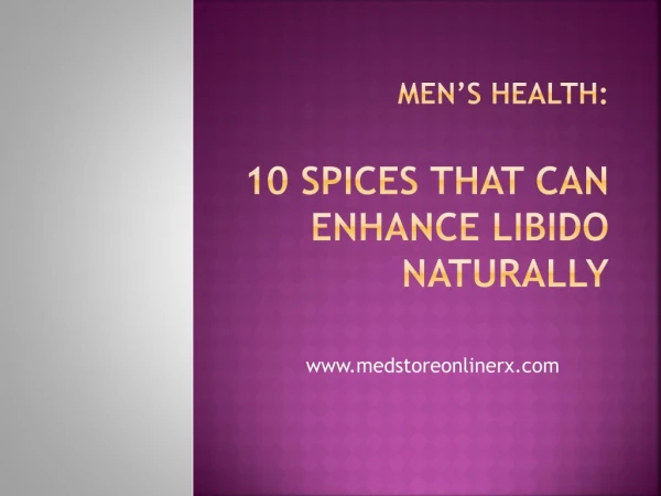 10 Spices To Enhance Mens Health Naturally