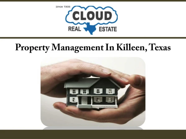 Property Management In Killeen, Texas