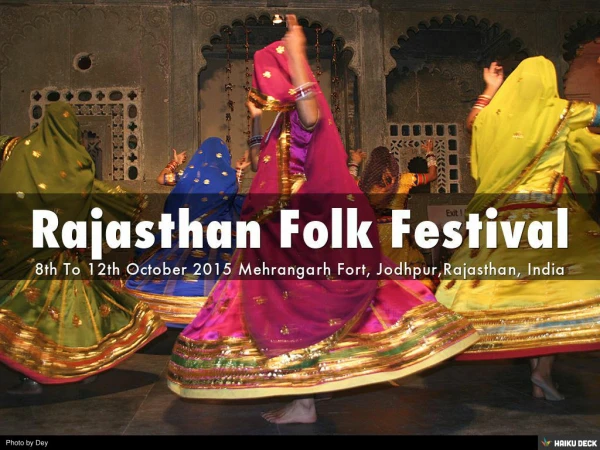 The Rajasthan Folk Festival