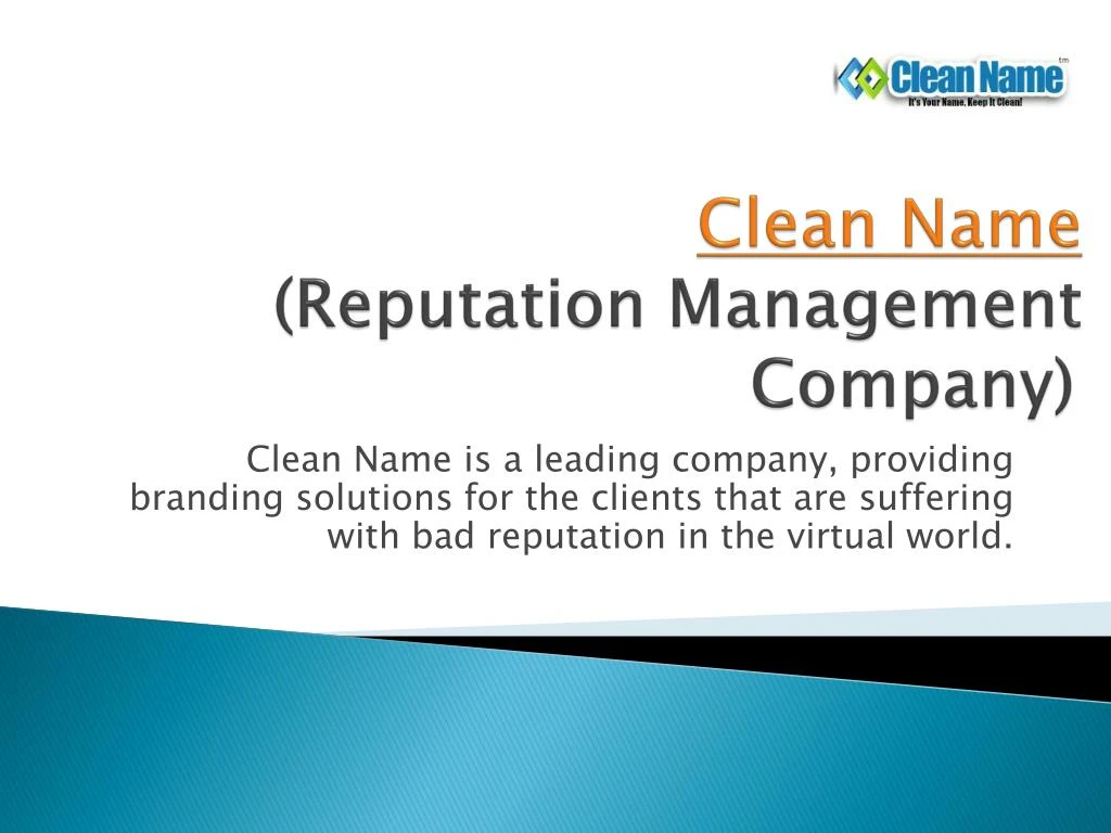 clean name reputation management company