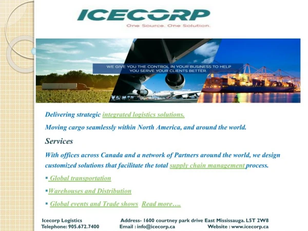 ICECORP Logistics- Global Logistics