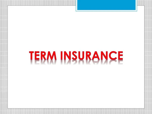 Lesson For Term Insurance Buyers