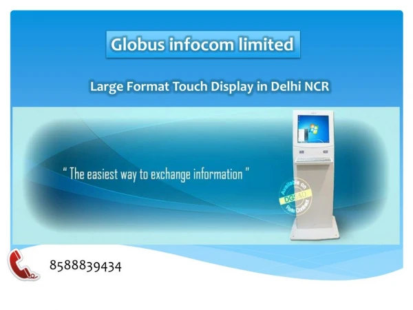 Large Format Touch Display in Delhi NCR