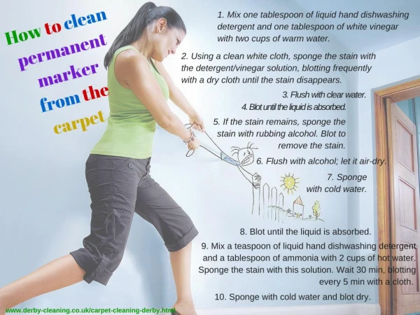 Remove Permanent Marker Stains From the Carpet