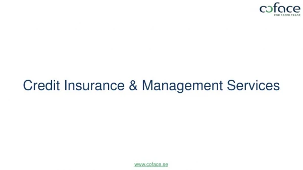 Credit Insurance and Management Services