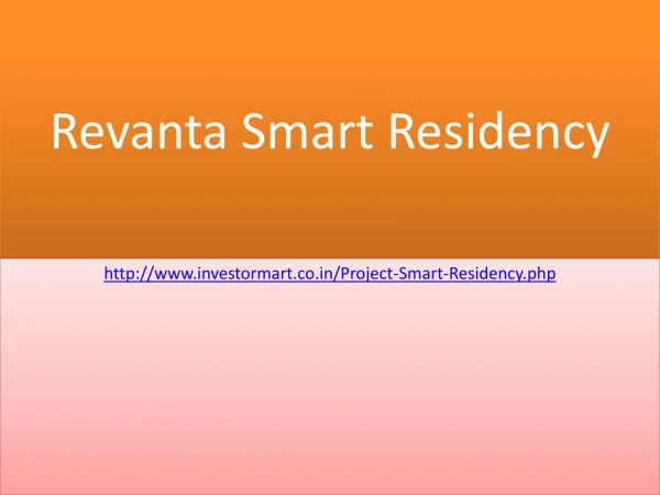 Revanta Smart Residency Apartments