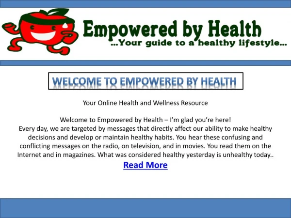 Health and Wellness Resource