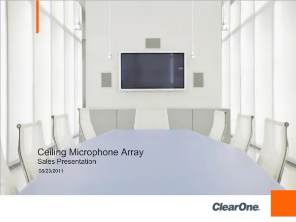 Ceiling Microphone Array