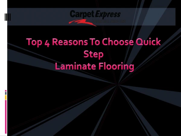 Top 4 Reasons To Choose Quick Step Laminate Flooring