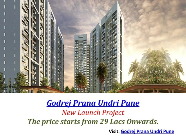 Godrej Prana Undri Pune With 3 BHK