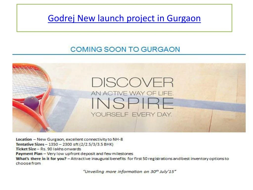 godrej new launch project in gurgaon