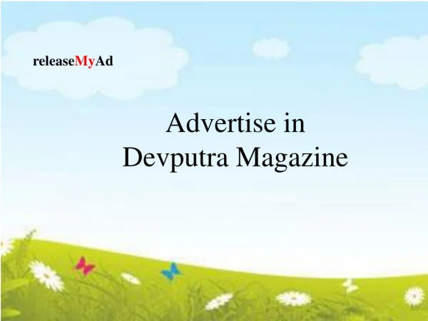 Advertise in Devputra Magazine via releaseMyAd
