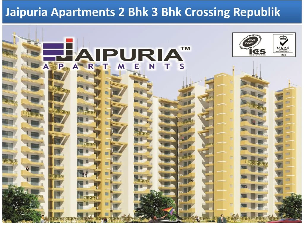 jaipuria apartments 2 bhk 3 bhk crossing republik