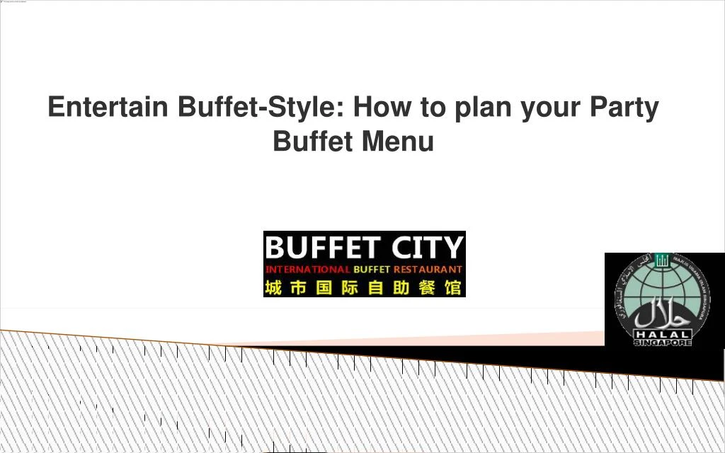 entertain buffet style how to plan your party buffet menu
