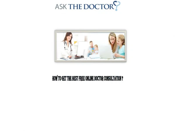 How to get the best free online doctor consultation?