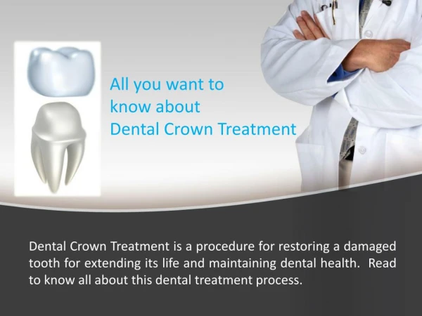 All you want to know about Dental Crown Treatment