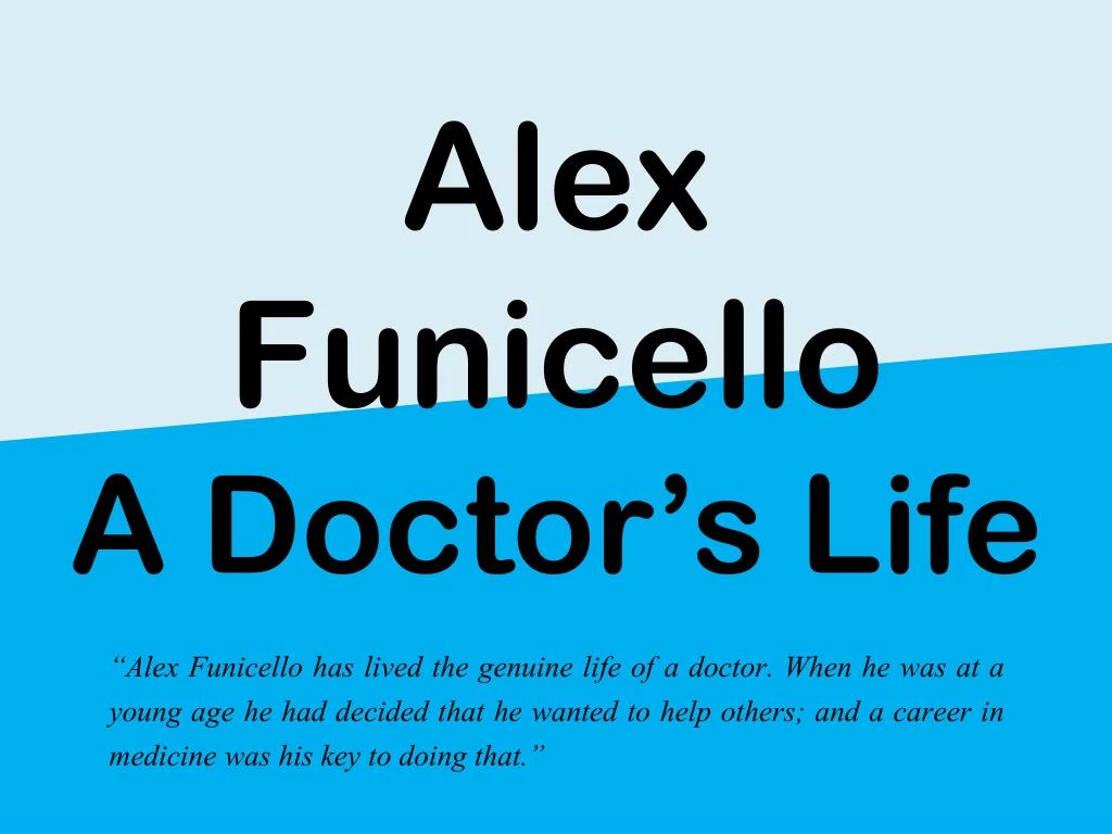 alex funicello a doctor s life