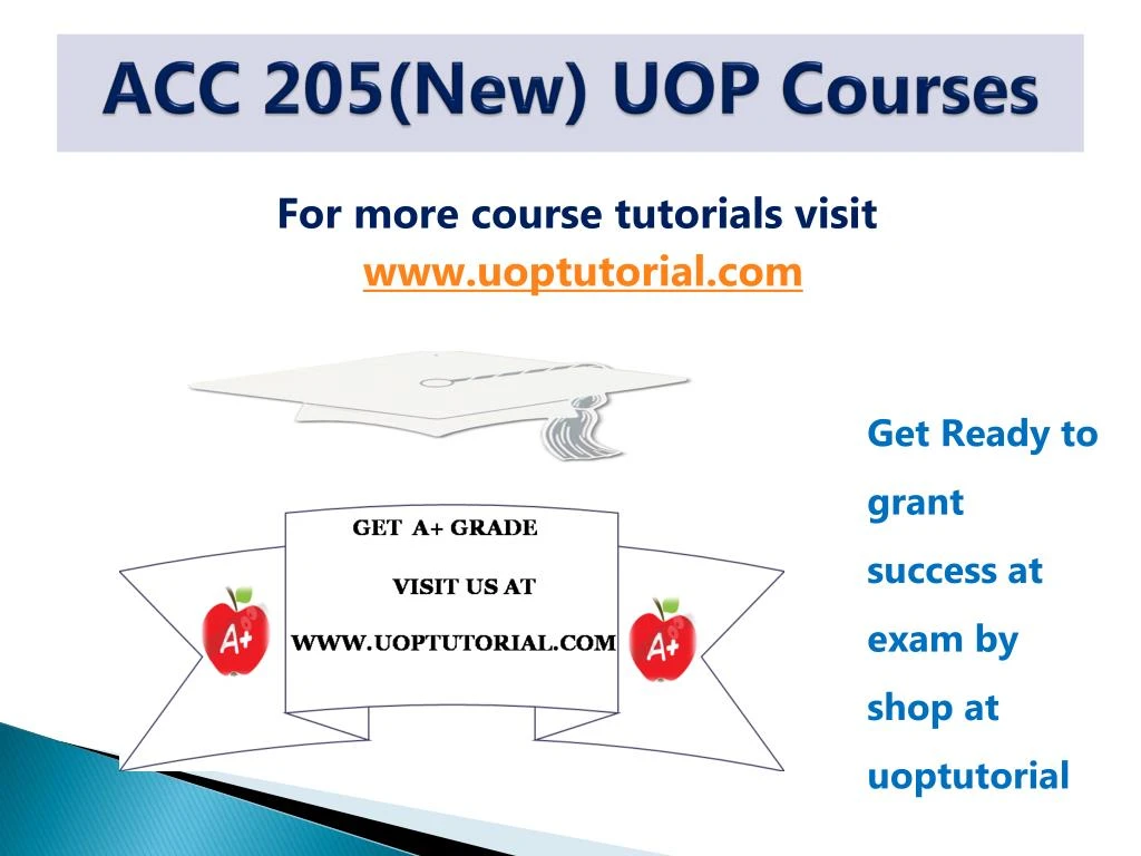acc 205 new uop courses