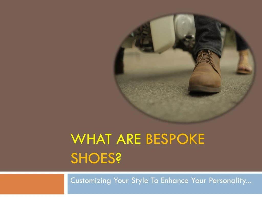 what are bespoke shoes