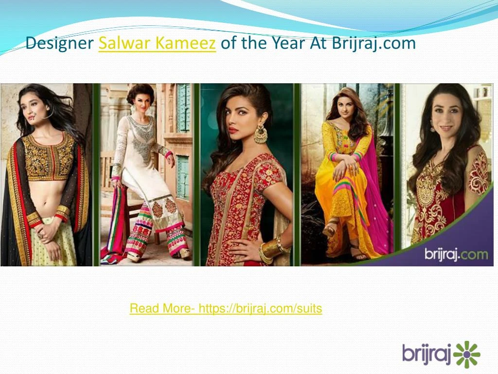 designer salwar kameez of the year at brijraj com